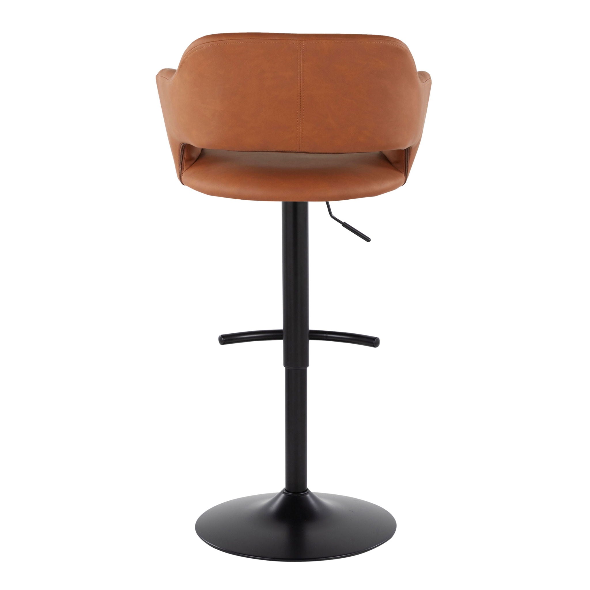 Margarite - Contemporary Adjustable Barstool With Swivel (Set of 2)