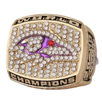 2001 & 2012 Baltimore Ravens  Super Bowl Championship Ring &Trophy Set
