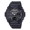Casio Men's Black Dial Strap Analog-Digital World Time Watch - Casio_AEQ_120W_1BVCF