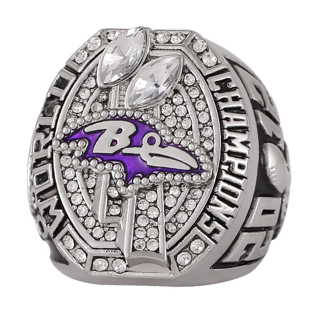 2001 & 2012 Baltimore Ravens  Super Bowl Championship Ring &Trophy Set