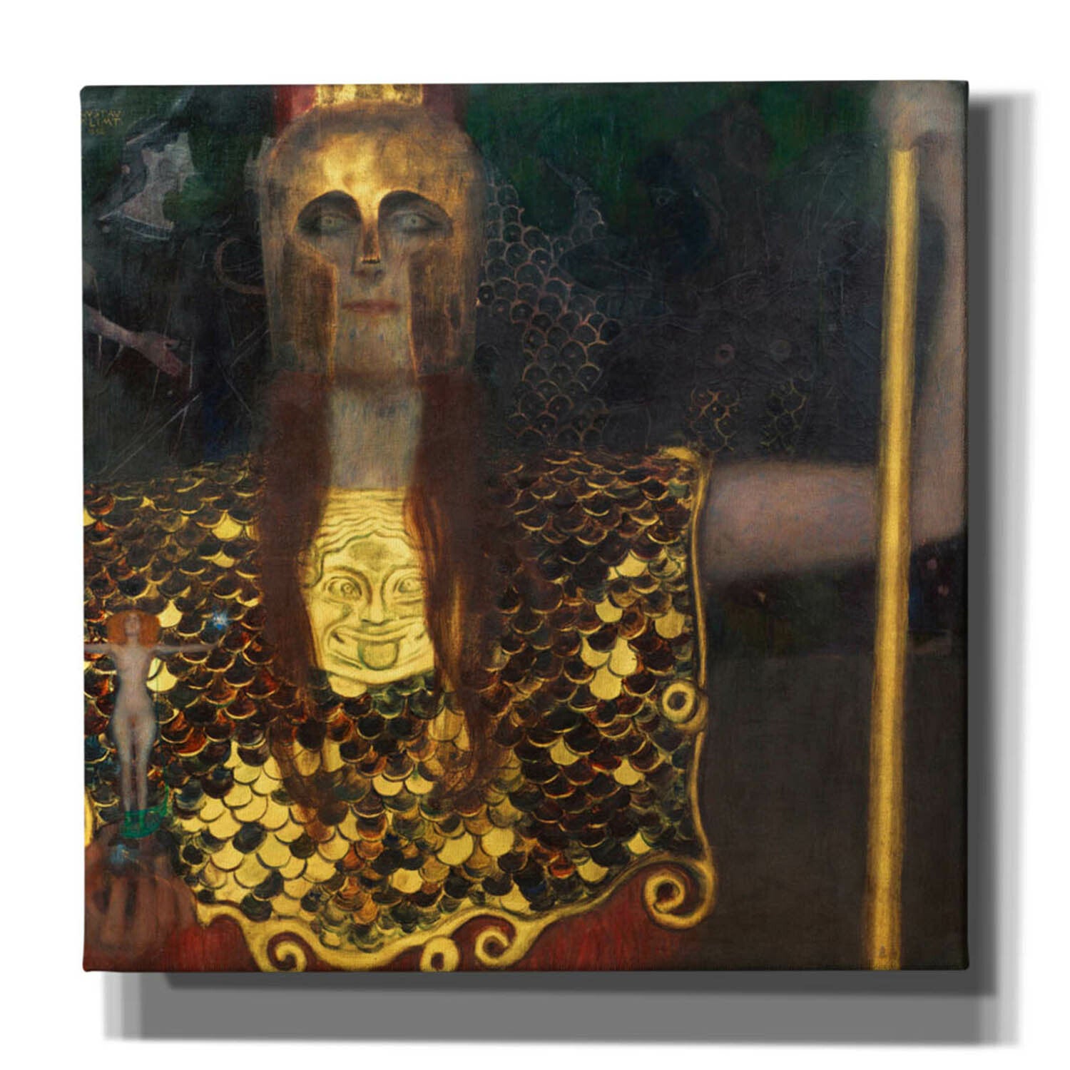 Pallas Athene by Gustav Klimt