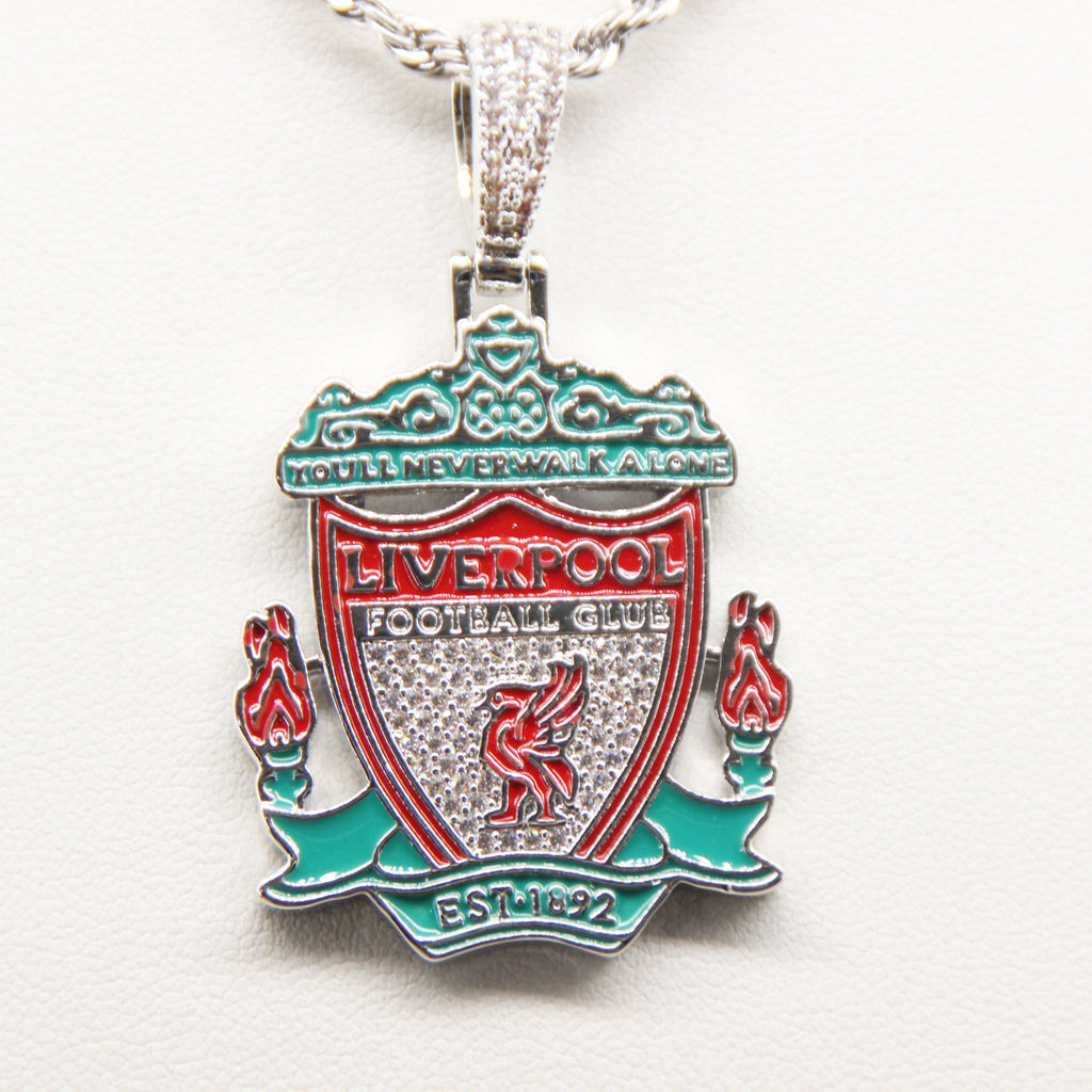 Liverpool Football Club Necklace – LFC Crest Pendant Jewelry Gift for Fans