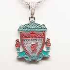 Liverpool Football Club Necklace – LFC Crest Pendant Jewelry Gift for Fans