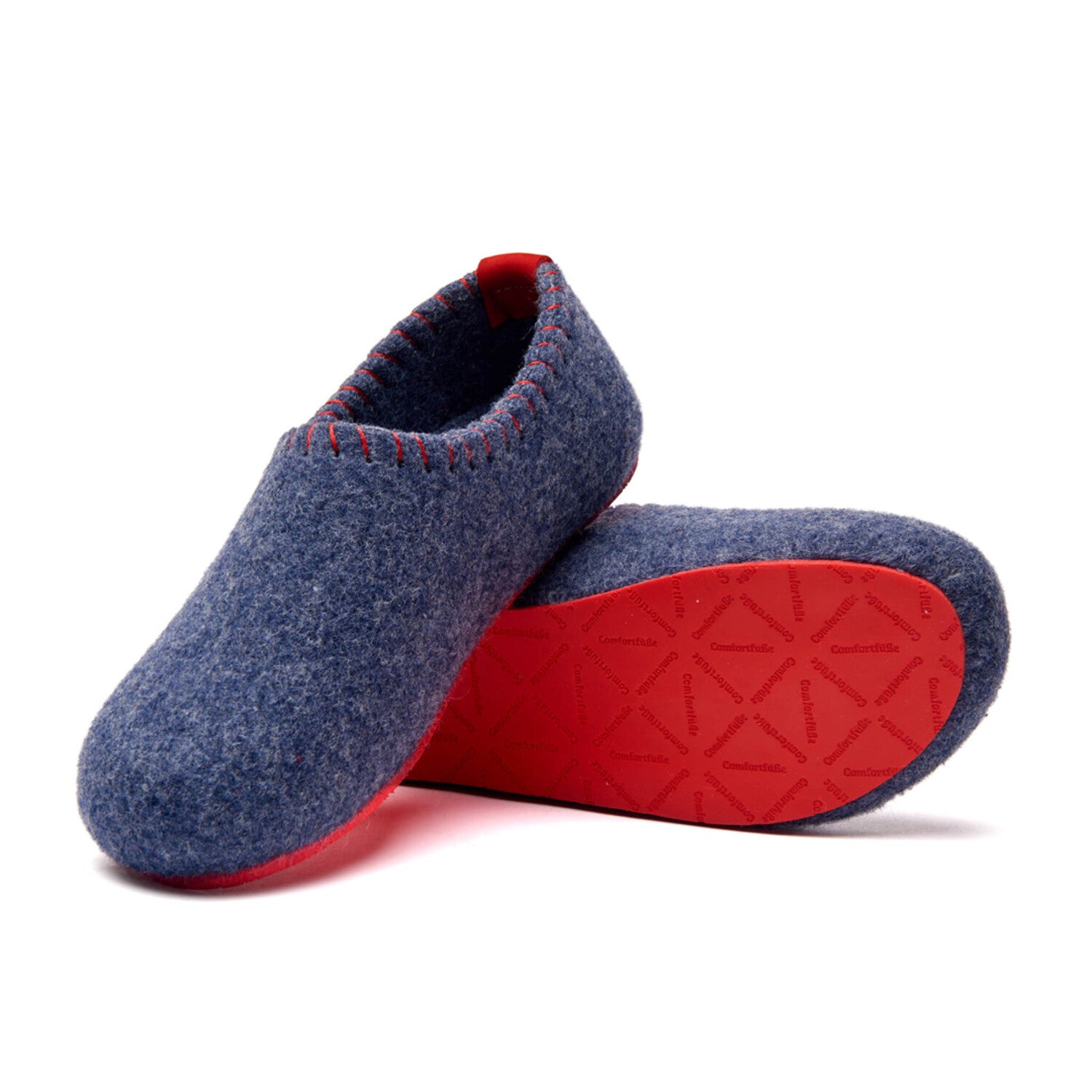 Yew Wool Slipper // Navy