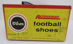 Pair of Vintage Wilson Riteweight Black Football Cleats Size 8  NIB 182900