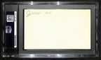 K.C. Jones HOF Signed/Auto 3x5 Index Card Boston Celtics PSA/DNA 188551