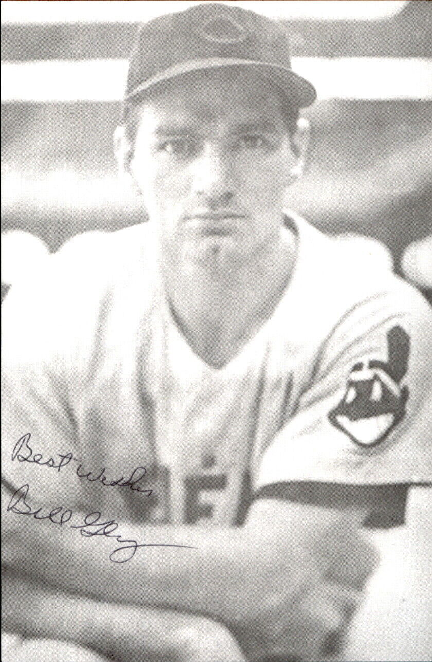 Bill Glynn Indians d. 2013 Signed/Autographed 3x5  Photo 178295