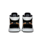 Air Jordan 1 Mid 'Patent Black White Gold'