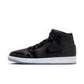 Air Jordan 1 Mid SE 'Space Jam' - Iconic Black Patent Leather Sneakers