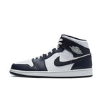 Air Jordan 1 Mid 'White Metallic Gold Obsidian'