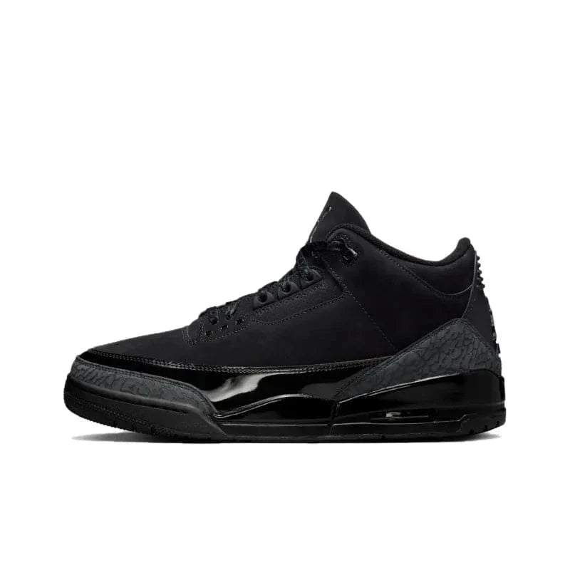 Air Jordan 3 Retro 'Black Cat' 2025 – Men's Stealth Sneaker