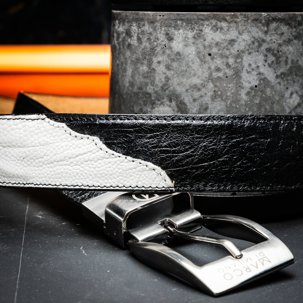 Alessio Belt White / Black