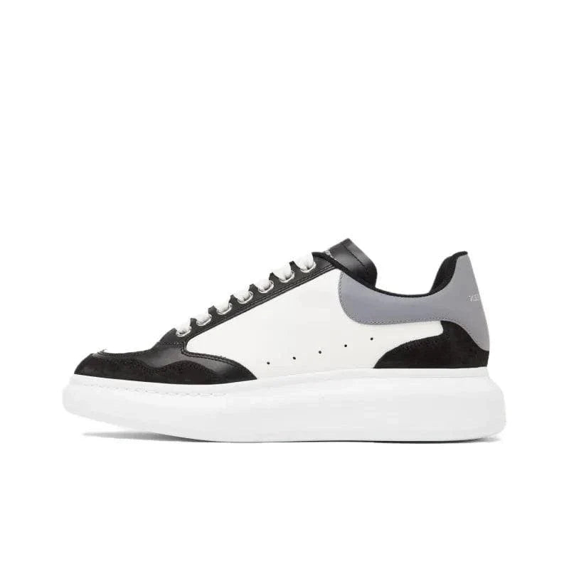 Alexander McQueen Colour-Block Low-Top Sneakers 'White Grey Black'