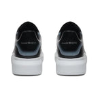 Alexander McQueen Larry Leather Sneakers 'Black White'