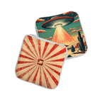 Alien Ambush Orange NXT Lumi-Tek Cornhole Bags
