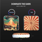 Alien Ambush Orange NXT Lumi-Tek Cornhole Bags
