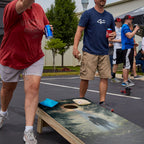 Alien Sasquatch Star Cornhole Boards