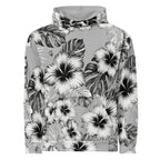 Patikil Hawaiian Hibiscus Golf Hoodie - Premium Brushed Fleece