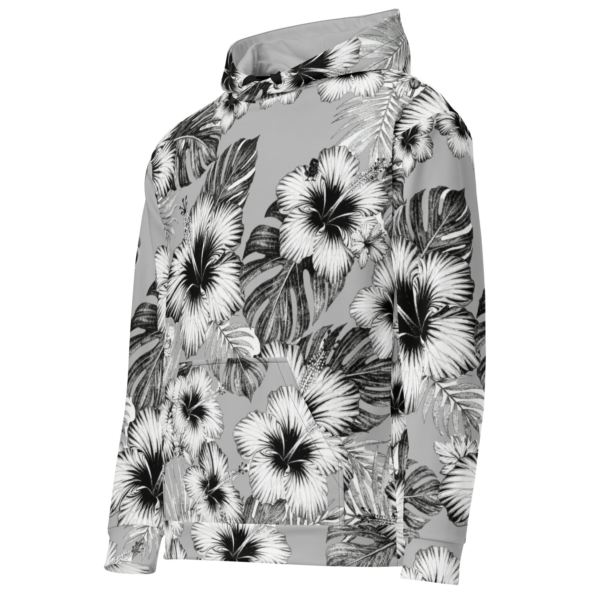 Patikil Hawaiian Hibiscus Golf Hoodie - Premium Brushed Fleece