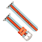 Alpha2 Band - For Apple Watch - Racing Stripe - Blue Orange Black