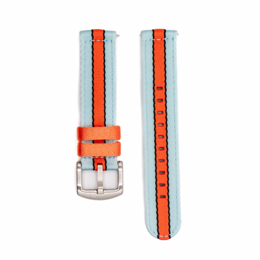 Alpha2 - Racing Stripe - Blue Orange Black