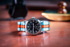 AlphaPremier - Racing Stripe - Blue Orange Black