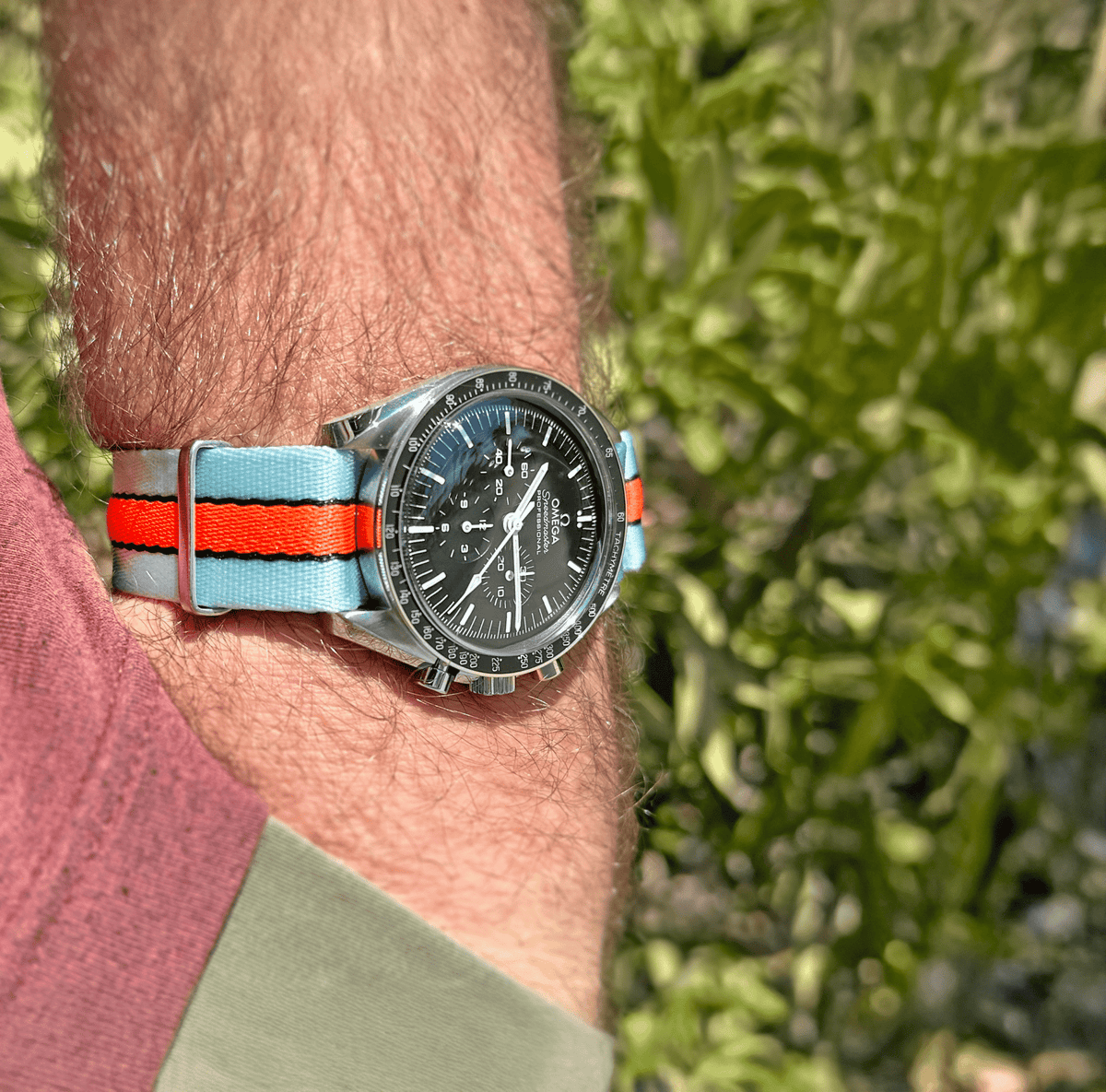 AlphaPremier - Racing Stripe - Blue Orange Black