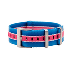 AlphaPremier - Racing Stripe - Blue Pink White