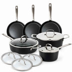 Ceramic Nonstick Cookware Set, 12-Piece