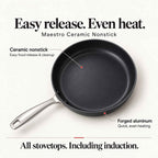 Ceramic Nonstick Cookware Set, 9-Piece