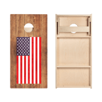 American Flag Star Cornhole Boards