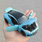 1:32 720S DB12 Alloy Sports Cars Model Toys Doors Opened Sound Light Pull Back Rubber Tires Miniature Vehices Toy for Kids Gifts