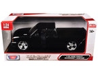2006 Chevrolet Silverado Custom Pickup Truck Black "Die-Cast Collection" Series 1/25 Diecast Model Car by Motormax