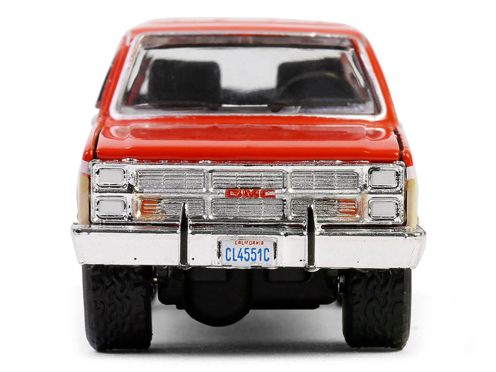 1988 GMC Suburban Sierra Classic C10 "Chevron" Orange and Beige with White Stripes "Chevron Special Edition" Series 1 1/64 Diecast Model Car by Greenlight