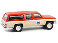 1988 GMC Suburban Sierra Classic C10 "Chevron" Orange and Beige with White Stripes "Chevron Special Edition" Series 1 1/64 Diecast Model Car by Greenlight