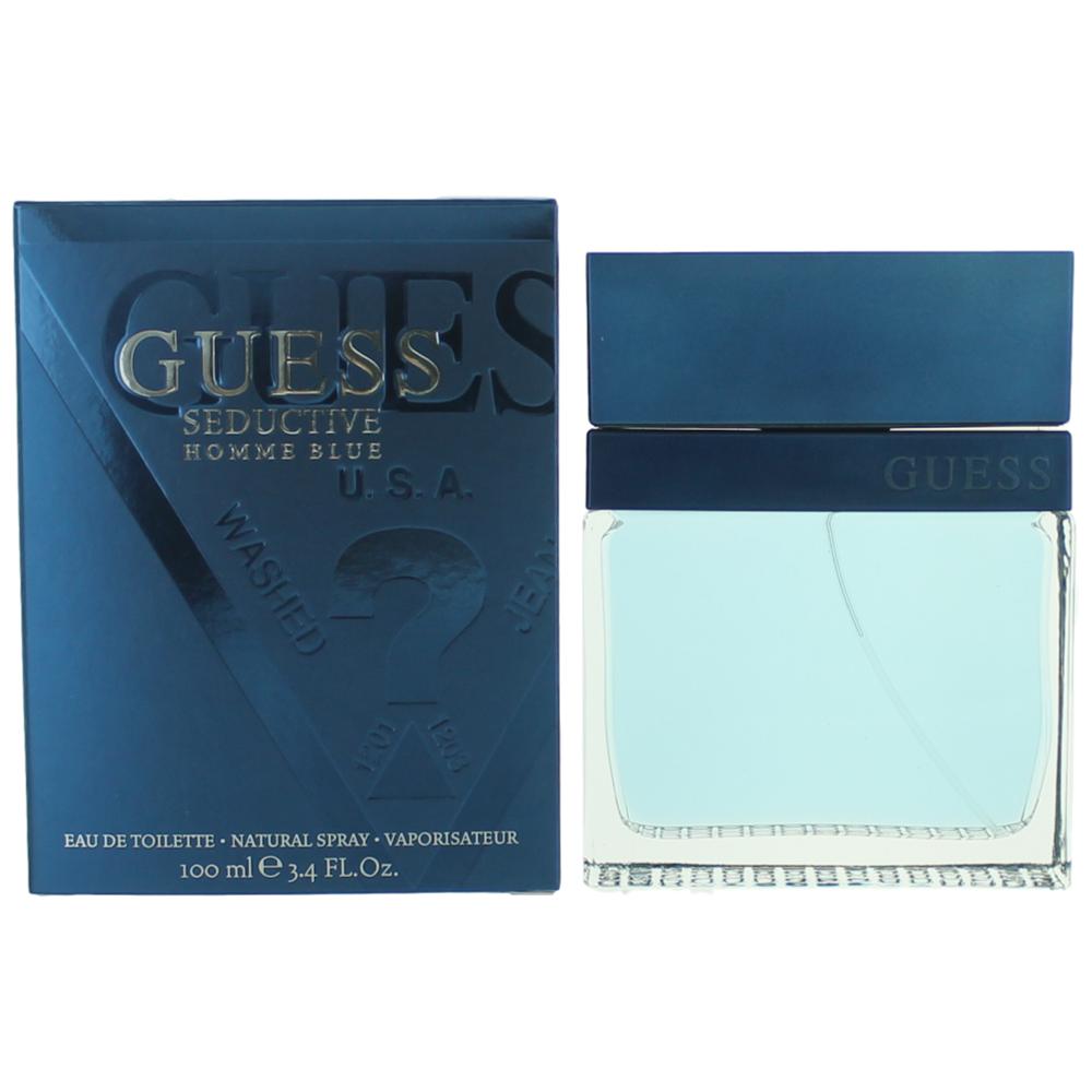 Guess Seductive Homme Blue, 3.4 Oz EDT Spray for Men