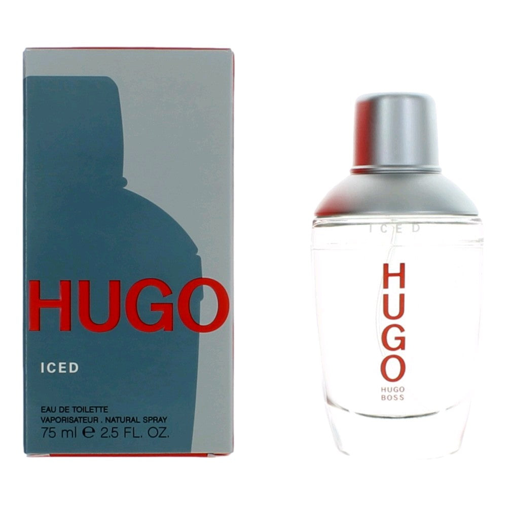 Hugo Iced, 2.5 Oz EDT Spray for Men