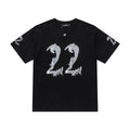 Amiri 22 Black T-Shirt Without Collar