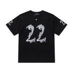 Amiri 22 Black T-Shirt Without Collar