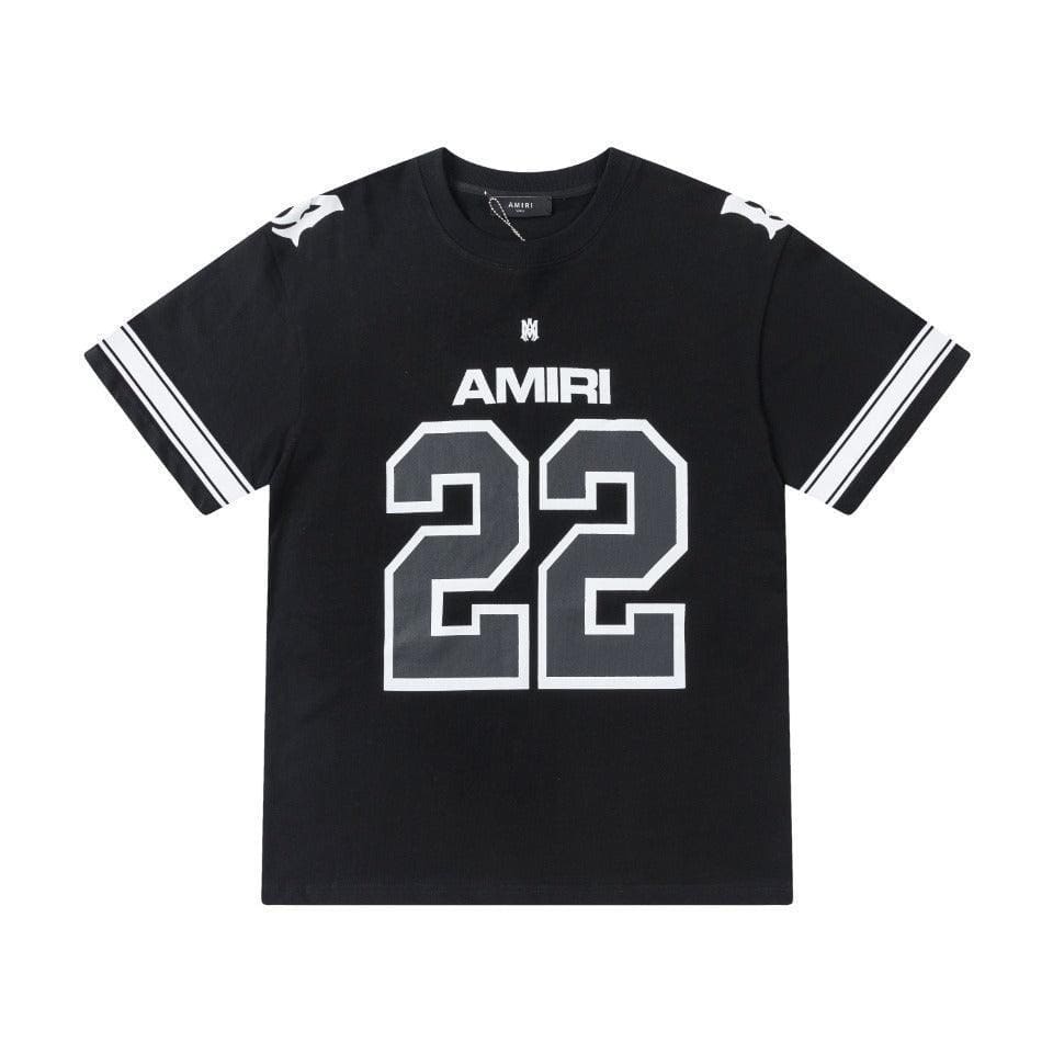 Amiri 22 Black T-Shirt Without Collar