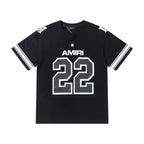 Amiri 22 Black T-Shirt Without Collar
