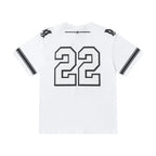 Amiri 22 White & Black T-Shirt Without Collar
