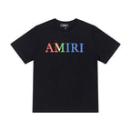 Amiri Black T-Shirt Without Collar