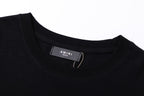 Amiri Black T-Shirt Without Collar