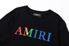 Amiri Black T-Shirt Without Collar
