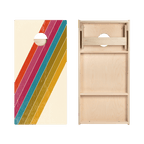 Angled Center Stripes Star Cornhole Boards