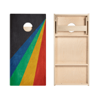 Angled Stripes Star Cornhole Boards