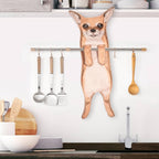 Animal Funny Themed Hanging Hand Towels for Bathroom & Kitchen – Soft Decorative Face Washcloths with 10 Cute Designs