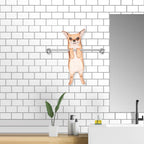 Animal Funny Themed Hanging Hand Towels for Bathroom & Kitchen – Soft Decorative Face Washcloths with 10 Cute Designs