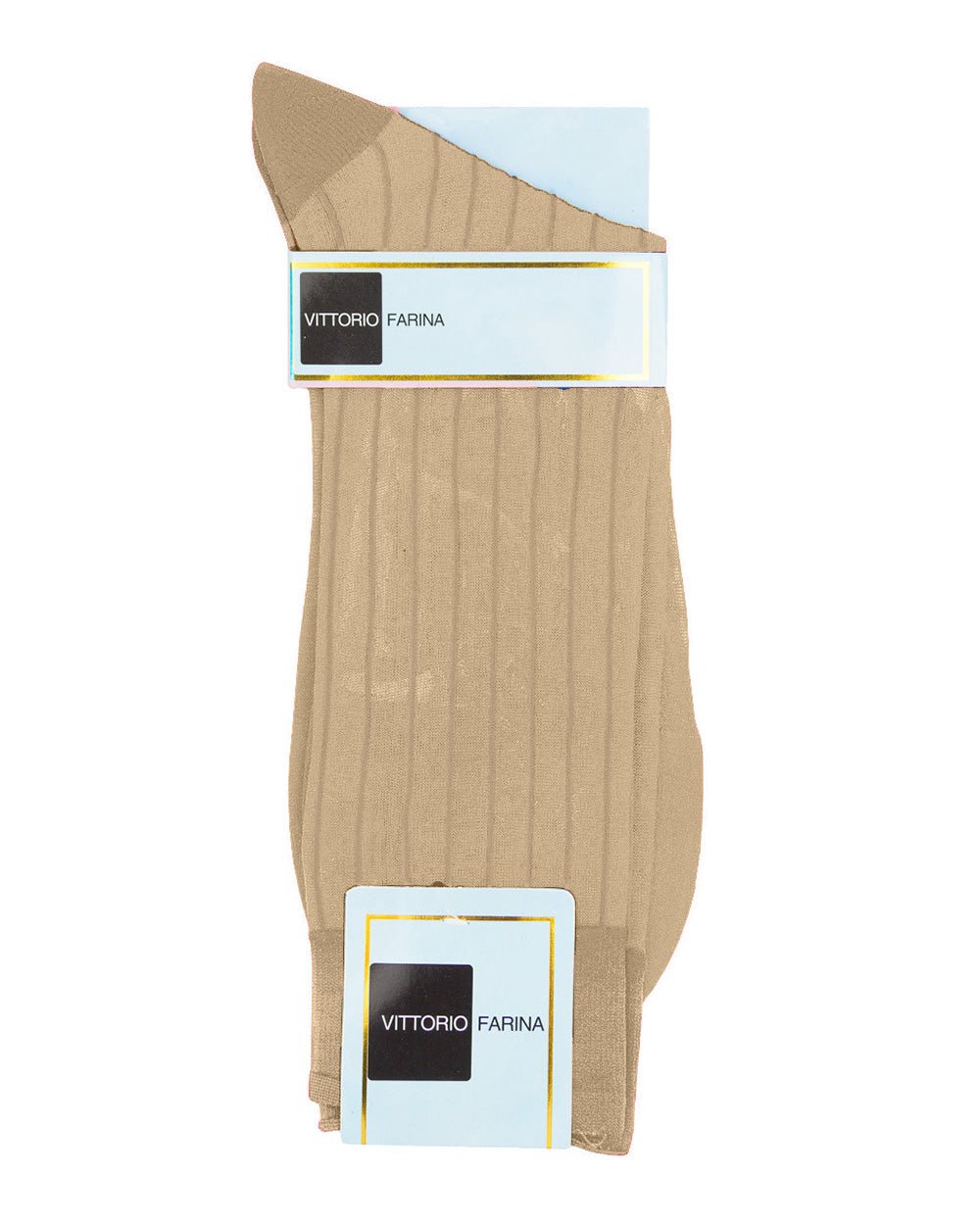Vittorio Farina Men's Ribbed Shear Nylon Anklet Dress Socks